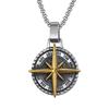 Nordic Vikings Wolf Tooth Pendant Necklace 316L Stainless Steel Hip Hop Rock Fashion Leather Rope Chain Jewelry Gifts