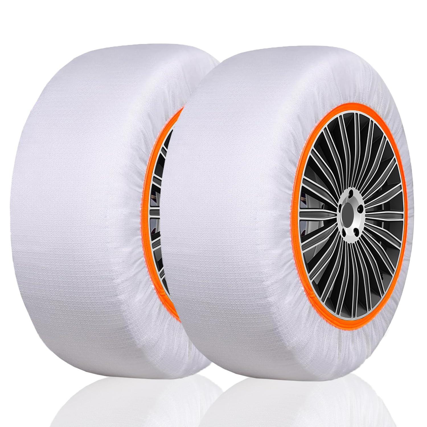 

RYYOCT1ST Snow Fabric Tire Fits Two Drive Lightweight and Easy Compliant with Tire Chain Emergency Compatible with Tires and Many Other Sizes Socks,