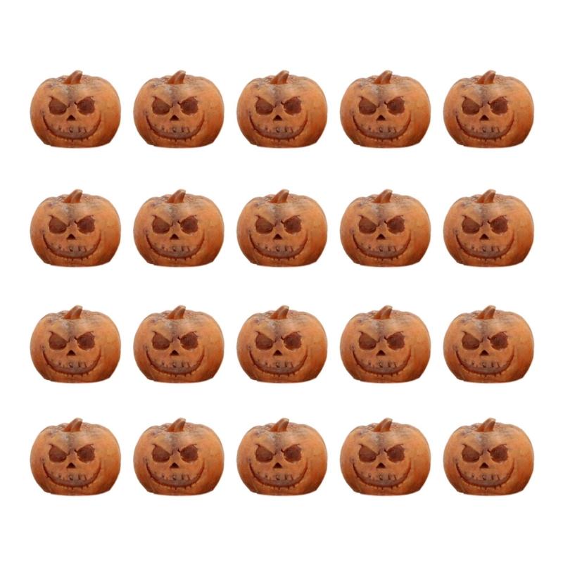 20Pcs Thanksgiving & Halloween Pumpkins Decors Set, for Thanksgiving Halloween Table & Porch Display for Enthusiasts 1