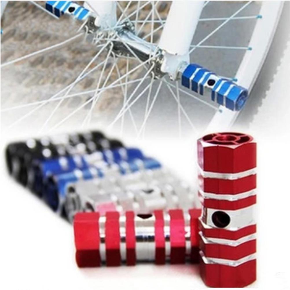 2 Pezzi Bmx Mountain Mtb Bicicletta Lega Asse Pedali Pedane Stunt