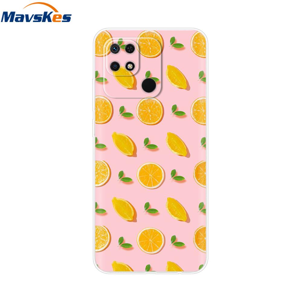 For Redmi 10C Case Clear Heart Flower Soft Silicon Phone Cover For Xiaomi Redmi 10C Coque redmi10C 10 C Fundas Bumper Shockproof