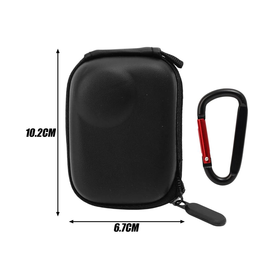 Portable Handheld Storage Bags for Insta360 Go Ultra Travel Carrying Bag Ultra Hard Shell with Carabiner for Insta360 Go Ultra