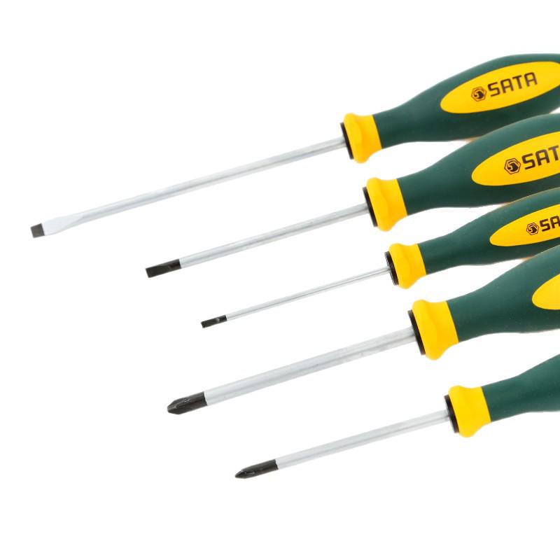 SATA 09334 G-Series 5-Piece Slotted/Phillips Screwdriver Set