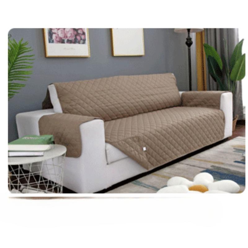 

Двусторонний коврик для дивана с принтом для домашних животных, противоскользящий и водонепроницаемый встроенный чехол для дивана-полотенца, защитный коврик для дивана 53*196cm