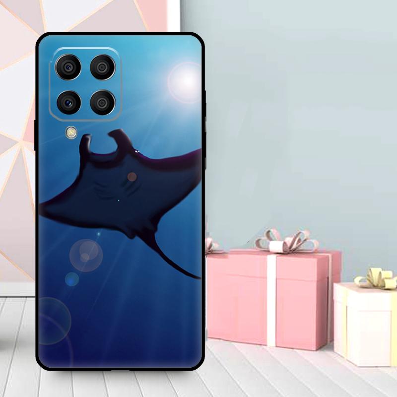 Animal Manta Ray Case For Samsung Galaxy M06 M11 M31 M14 M34 M54 M12 M32 M52 M15 M13 M16 M36 M56 M53 M35 M55