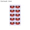 styles Decals cute MouthChips Paper Face Organ Paster Cartoon Mouth Stickers Anime Figurine Doll