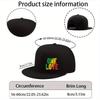 Fashionable Urban Hip-hop Style Hat Printed with 'ONE LOVE' Design, Suitable for Both Men and Women, Versatile Flat Brim Hat