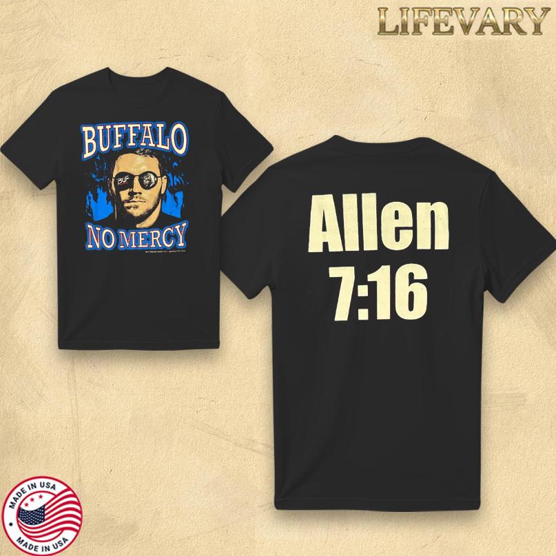 

Buffalo No Mercy Allen 716 TShirt Unisex Official Football Fan Merch Unisex T-Shirt XXXXL