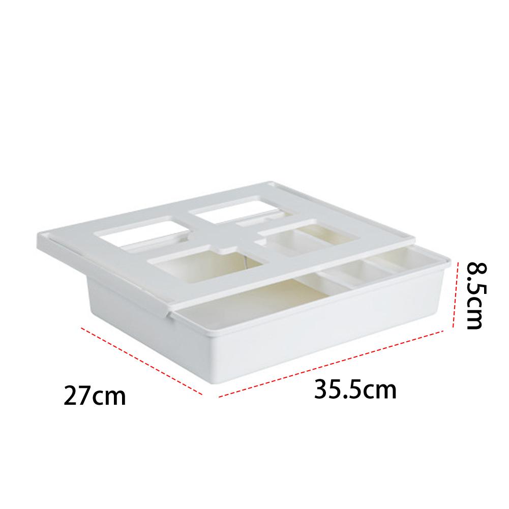 Under Desk Drawer Under Desk Organizer Large Capacity Under Table Storage Holder Slide Out Drawer Tray for Home Office