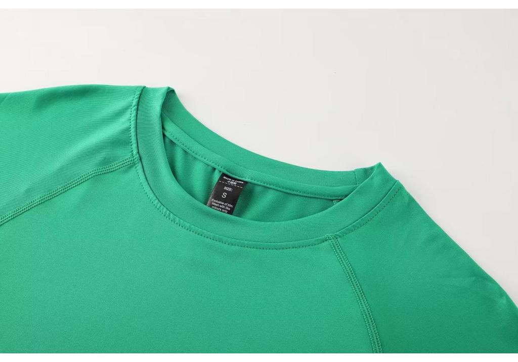 2024 Heren & Kinderen Sneldrogend Lange Mouwen Fitness Basislaag Shirt