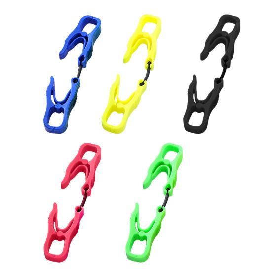 Glove Clip Wear-Resistant Compact Design Multi-purpose Thickened Enlarged A-type Clip Anti-drop Work Glove Holder