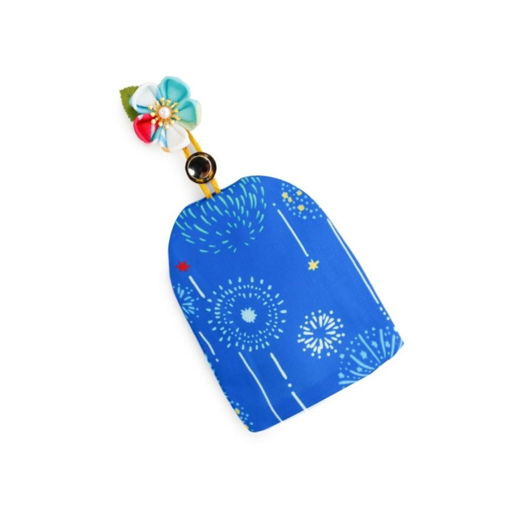 

Pull Rope Mechanism Pull Out Key Case Portable Kitty Keychain Bag Fabric Key Holder Daily Use Arch 7