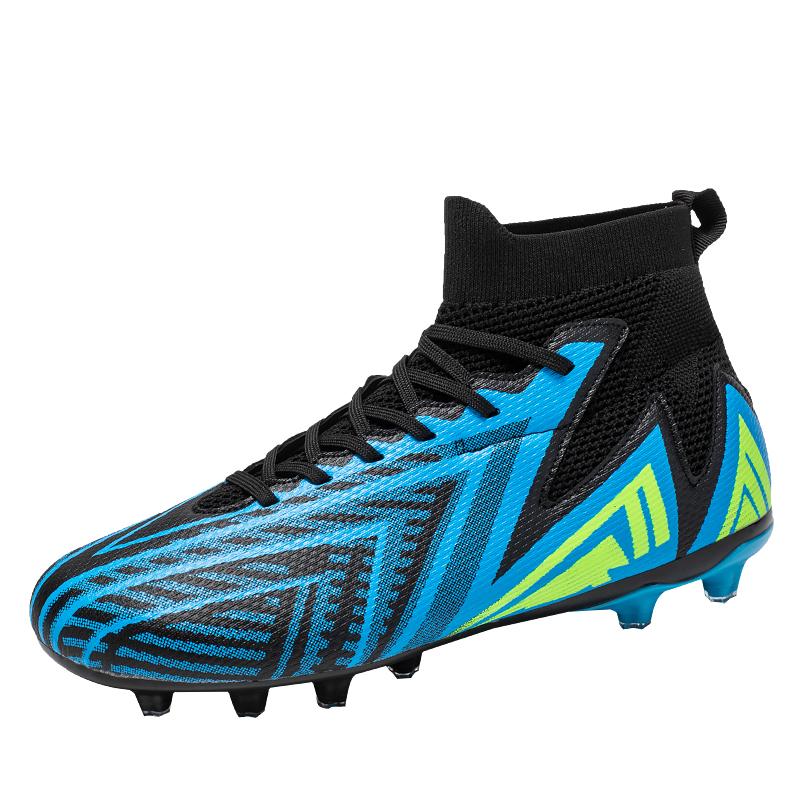 Football Boots Men's Soccer Turf Soccer Cleats Outdoor Non-Slip Professional High Top Grass Training Sport Tenis Masculino Male