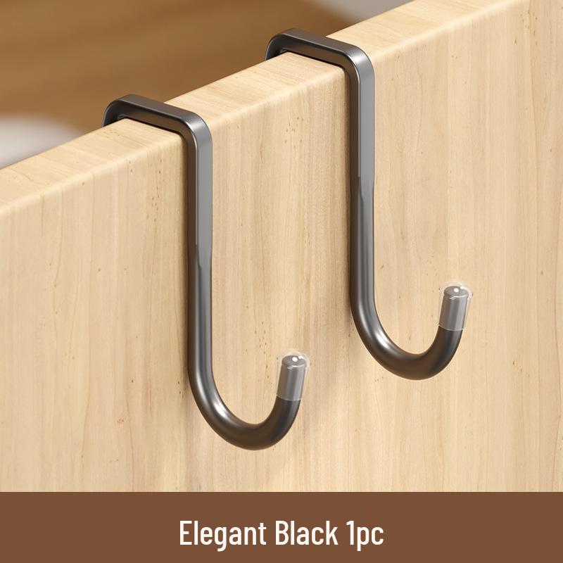 Stainless Steel No-Drill Multi-Purpose S-Shaped Hook for Kitchen, Bathroom, and Dormitory Use