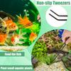 Aquarium Aquascape Werkzeug-Set, 4-in-1 Rostfrei Wasserpflanzen Aquascaping Werkzeug Edelstahl Aquarium Becken Reinigen Fischbecken Aquascape Werkzeug-Sets