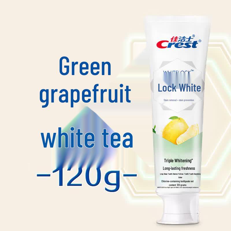 Crest Clear Pomelo White Tea Dual-Color Whitening Toothpaste