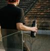 BOTTLE BOTTLE Water 1 Large Stainless Steel Bottle with Bottom Direct Insulates Hot or Double Vacuum Thermos Black Bottle, Liter, Capacity, Storage,