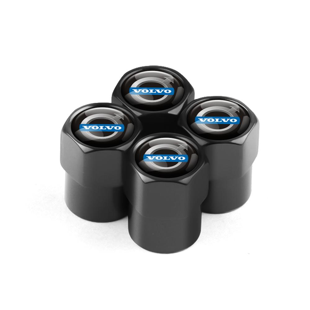 

Metal Car Key Chain Ring Keychain Car Tire Wheel Valve Cap Cover For Volvo R Design T6 AWD C30 C40 C50 C70 S40 S60 S70 S80 S90