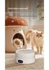 Cat & Dog Heated Water Dispenser: Ceramic Winter Fountain Bowl with Stable Temperature Mat for Pets