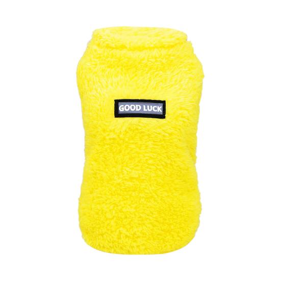 

Стильный универсальный жилет для собак из полиэстера, пижама для домашних животных на удачу на зиму L жёлтый