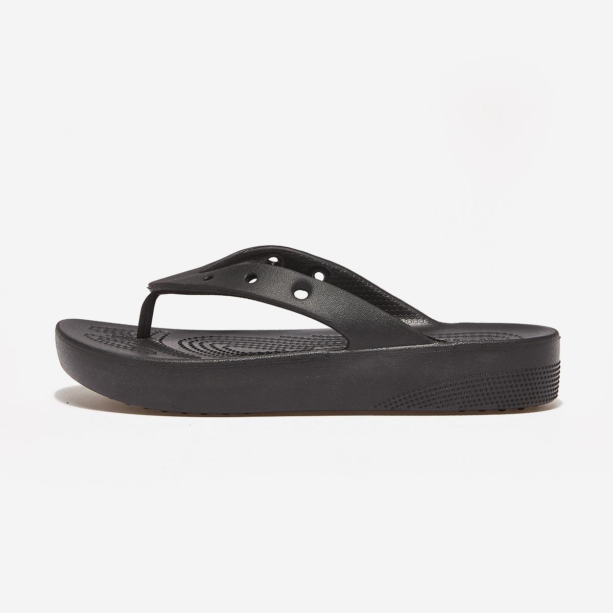 

[Crocs] Classic Platform Flip Women s, CRS207714, 1010090012, Popular Korean Shoes 220
