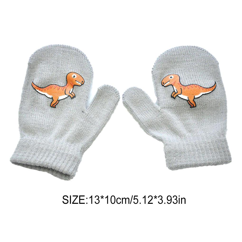 1 Pair Kids Mittens Fingers Warmer Thermal Clothing Accessory Mitt Finger Warming Cover Knitted Toddler Mitten for Winter