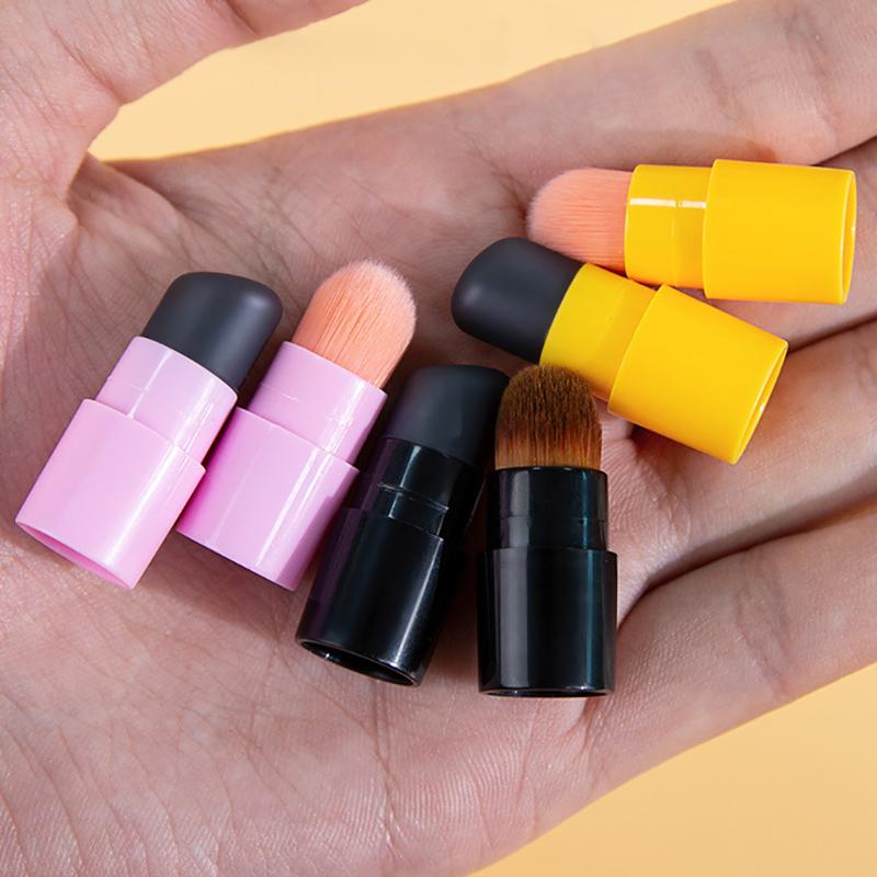 Silicone Lip Brush Angled Concealer Makeup Brush Tool Portable Round Head Like Fingertips Q Soft Lipstick Brush Concealer Brush