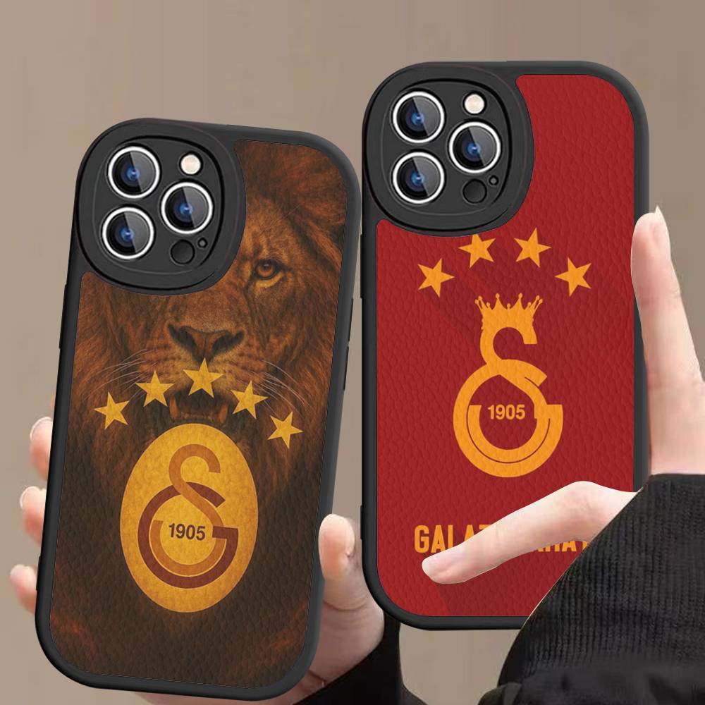 1 Stück Klassische G-galatasaray-C-club Handyhülle Für IPhone 15 14 13 12 11 16 Pro Max Plus Leder Weiche Hülle