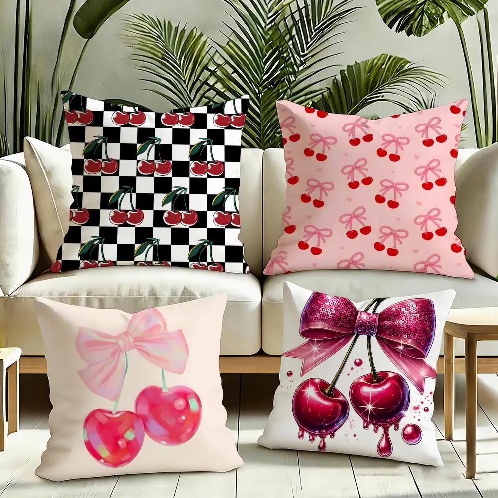 kirsh Cushion Cover Reversible Plush Pillow Cover Soft Fluffy Home Decor for Sofa Bedroom