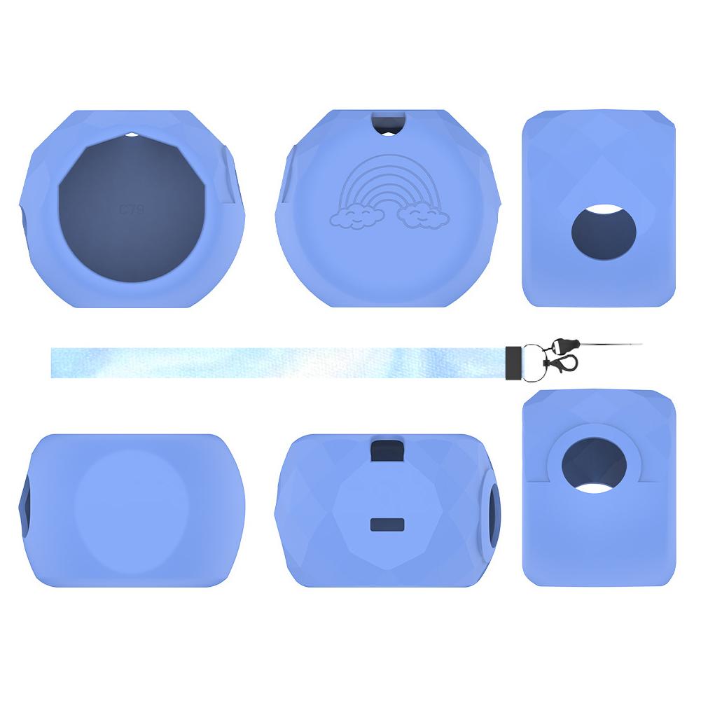 For Takara Tomy Punirunes Protective Case Silicone Shockproof Anti-fall Cover Virtual Electronic Pets Accessories With Lanyard