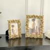 Retro Rose Edged Picture Frame 5/6/7 Inch Photo Props Frame Ornaments Creative Photo Frame  Bedroom