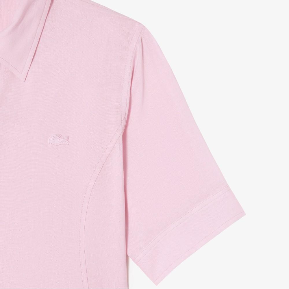 [lacoste] Women's Linen Shirt Dress EF319E-56GZ4H