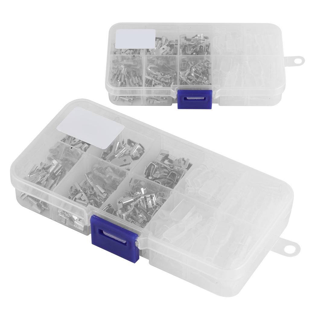 210Pcs Electrical Cable Terminals Connector Assortment Kit Industrial Accessories 2.8/4.8/6.3mm