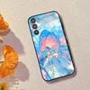 Game Wuwa A-Aemeath Phone Case For Samsung Galaxy A73,A72,A71,A70,A53,A52,A51,Soft Silicone Black Cover
