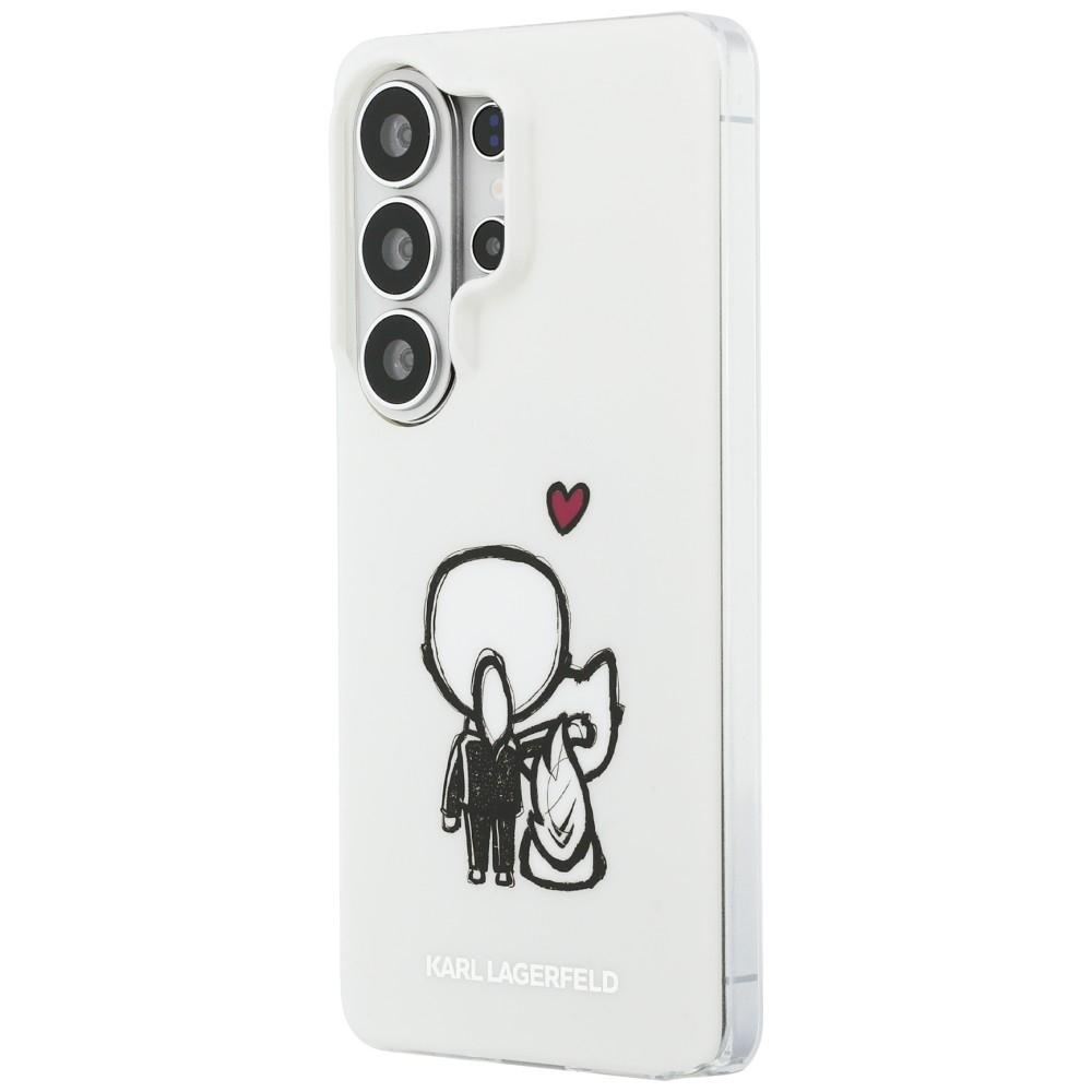 Karl Lagerfeld IML Karl&Choupette MagSafe Case for Samsung Galaxy S26 Ultra Transparent
