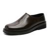 Fashion Fashionable Men's Casual Shoes Half-drag Thick-soled Commuter Boken Shoe Outdoor One-step Insole Height - Increasing Lazy Shoes