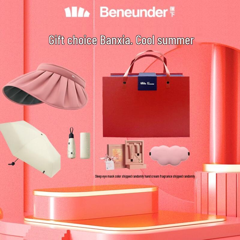 

Beneunder Five-Fold Sun Protection Umbrella & Shell Hat Gift Set