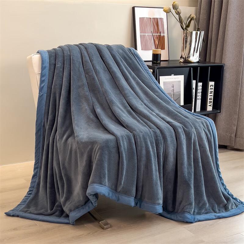 Graceful Milk Velvet Double-Sided Fleece Blanket