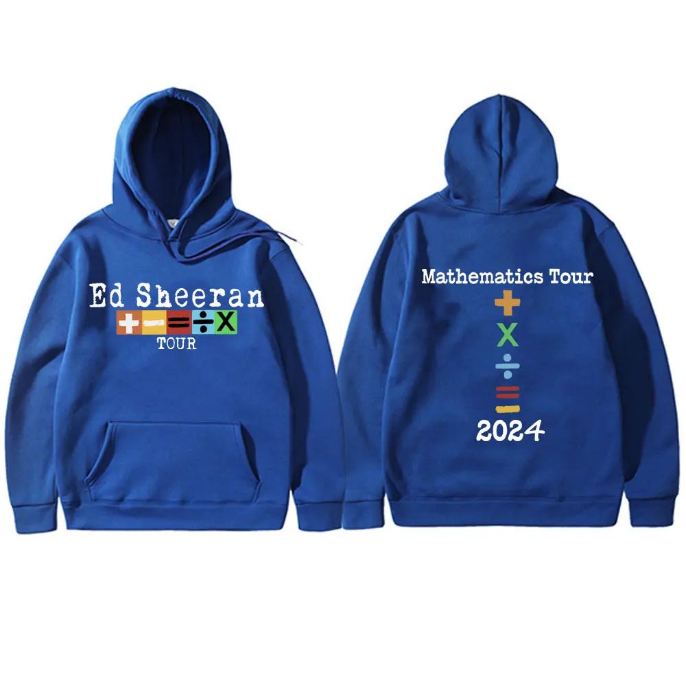 Pop Singer Ed Sheeran Concert Tour Mathematics Hoodie Men Women FleeceSweatshirt Men's Hip Hop  Hoodies