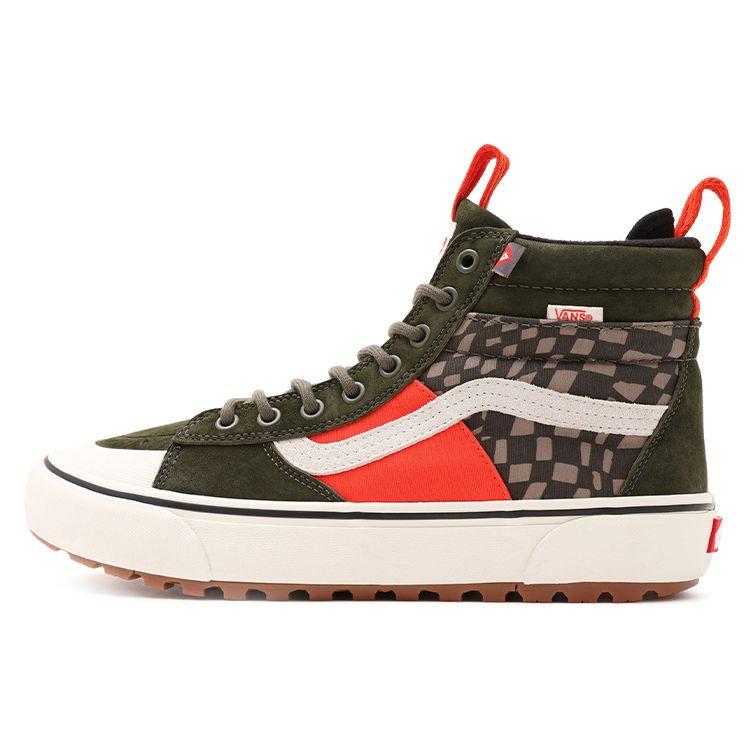 Vans Sk8-Hi Mte-2 High-Top Casual Skate Shoes Unisex Sneakers Green White Red VN0A5HZZ6L6