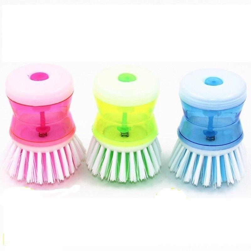 Kitchen Cleaning Brush Hydraulic Pressure Washing Brush Kitchen Pot Pan Dish Bowl Palm Wash Tool Bru
