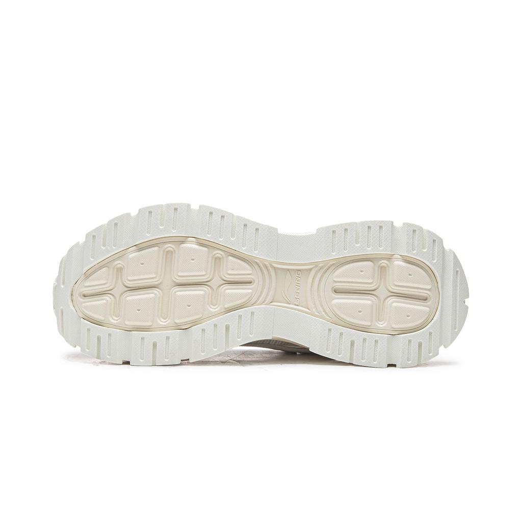 Li Ning Star Cushioning Slip Resistant Abrasion Resistant Breathable Height Increasing Low top Casual Shoes Women's AGCW022-2