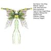 Butterfly Fairy Wings for Women Girls Woodland Elf Wings with Artificial Flowers Leaves And Vines Sparkling Angel Wings for Halloween Cosplay Costume