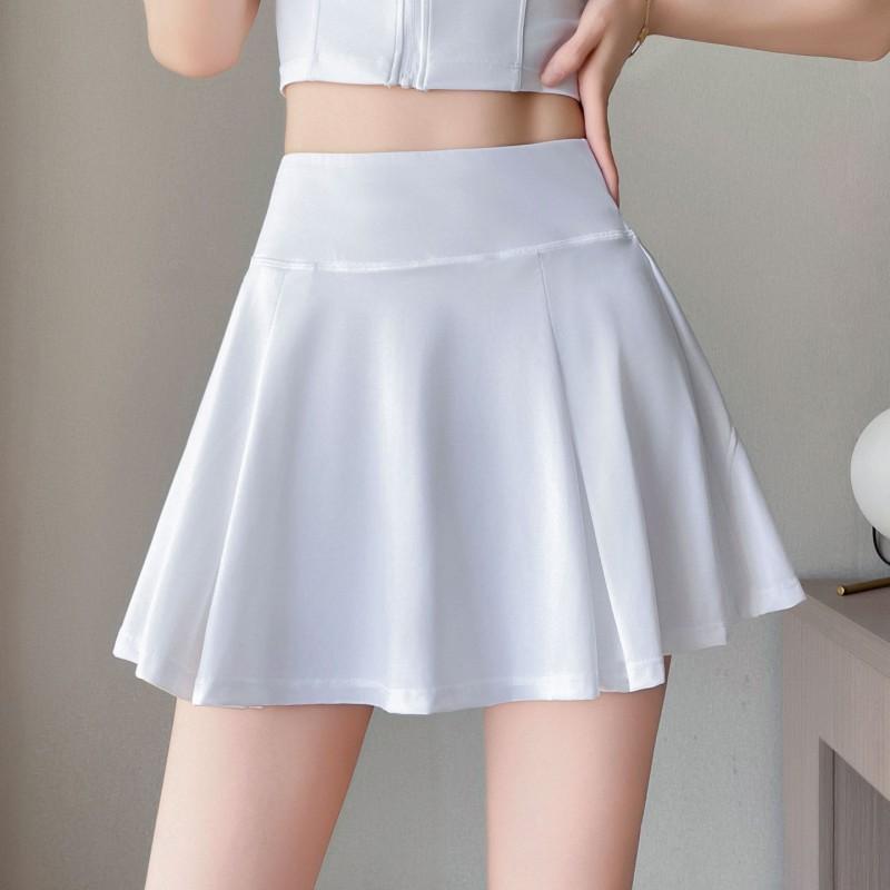 Womens Sports Polo Set Badminton Tennis Golf Outfit Slim Fit Activewear