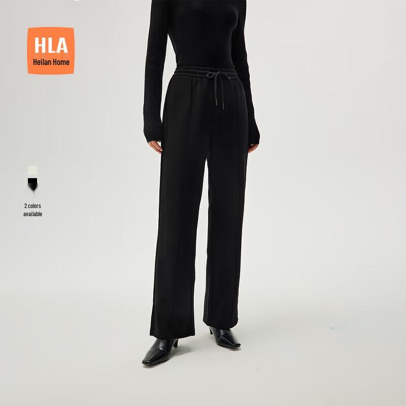 

HLA Women s Brushed Knit Drawstring Loose Winter Sweatpants 2XL