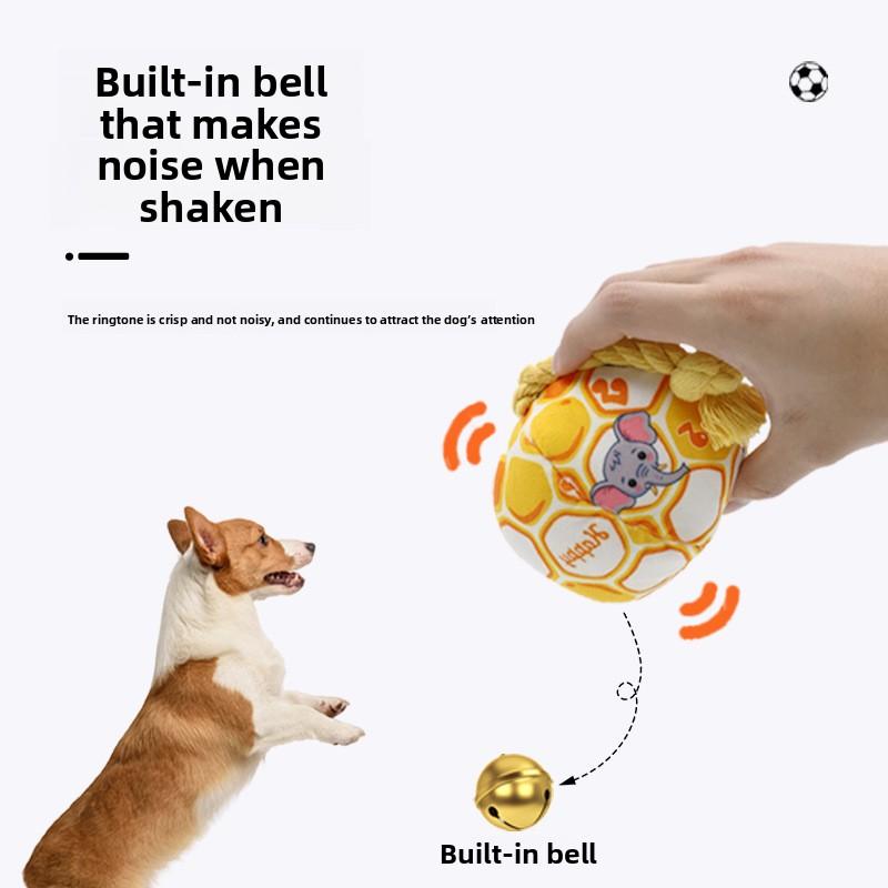 Dog Toy Bell-ringing Ball Magic Device That Consumes Energy. Pet Chew Toy for Teething. Small Dog Entertainer.