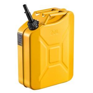 VEVOR Metal Fuel Container, 20 L, Fuel Jerry Can with Spout and Comfort Handle, 6 L/min Max Flow Rate