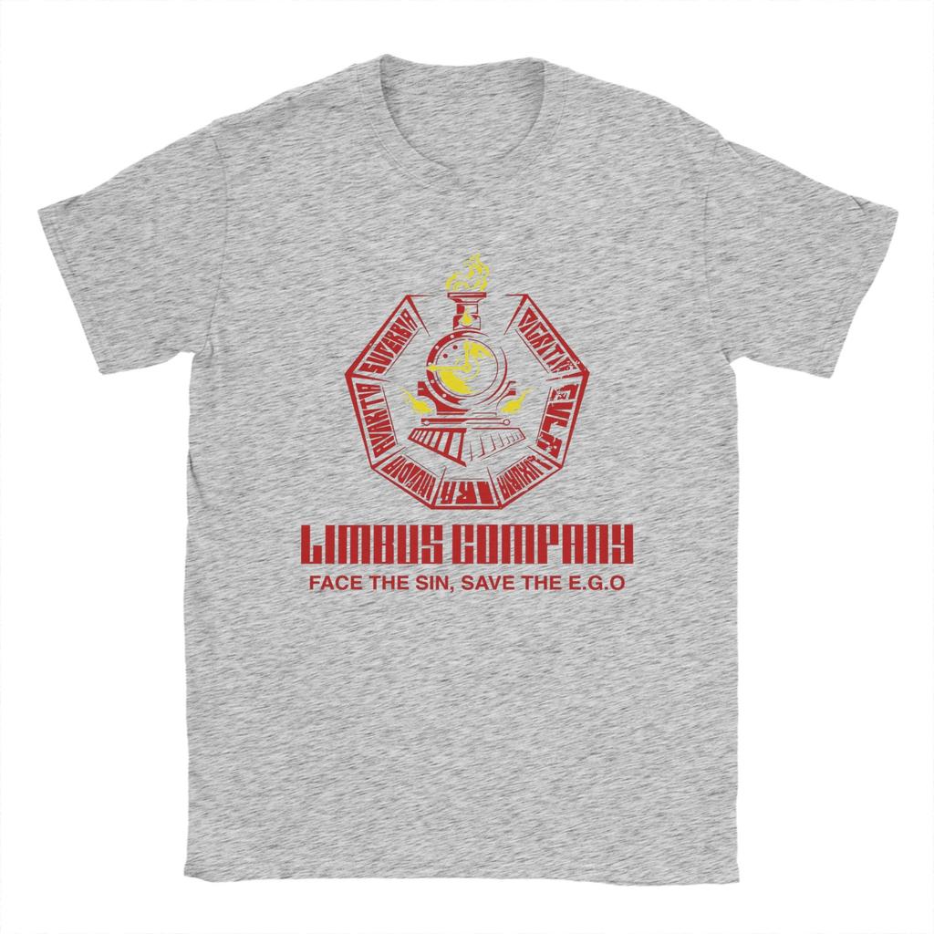 T-shirt Unisex Logo Limbus Company Sin Train Cotone Puro Top Moda Manica Corta Girocollo Maglietta T-shirt da Festa