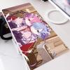 Re Zero Rem Emilia Mousepad Speed Keyboard Gaming Accessories Manga Mouse Pad Gamer Rubber Mat Anime Rug Full Gamer Pc Csgo Mice