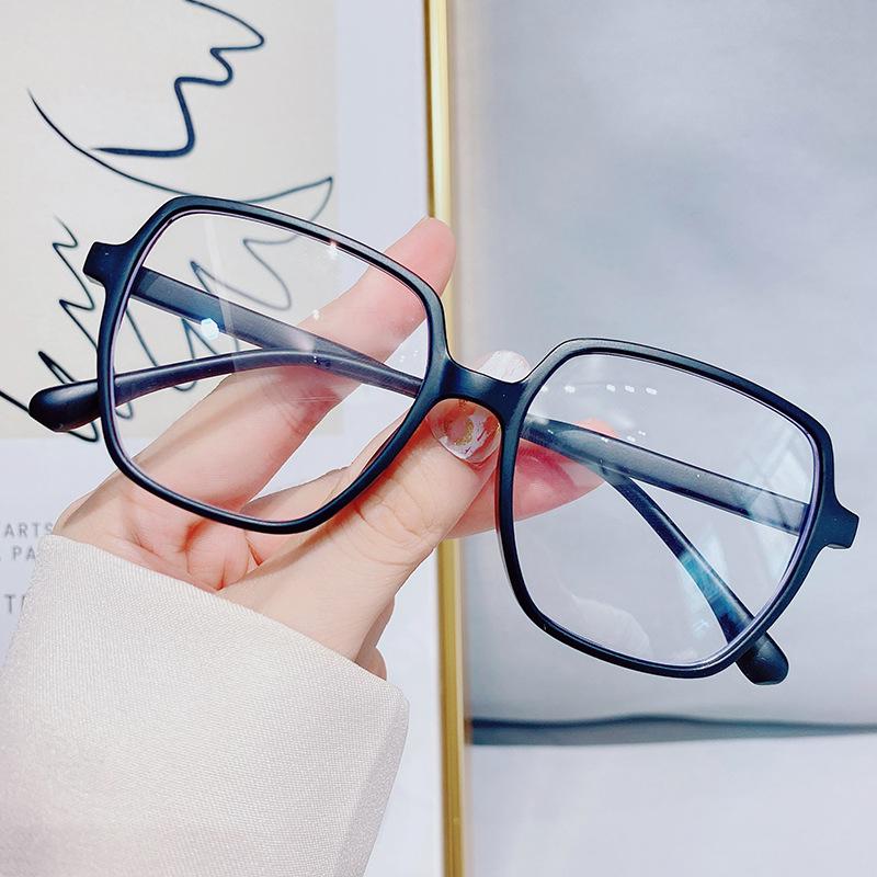 Transparent Frame Myopia Glasses Blue Light Proof Women's Full Frame Reading Glasses Degrees 0 To - 6.0